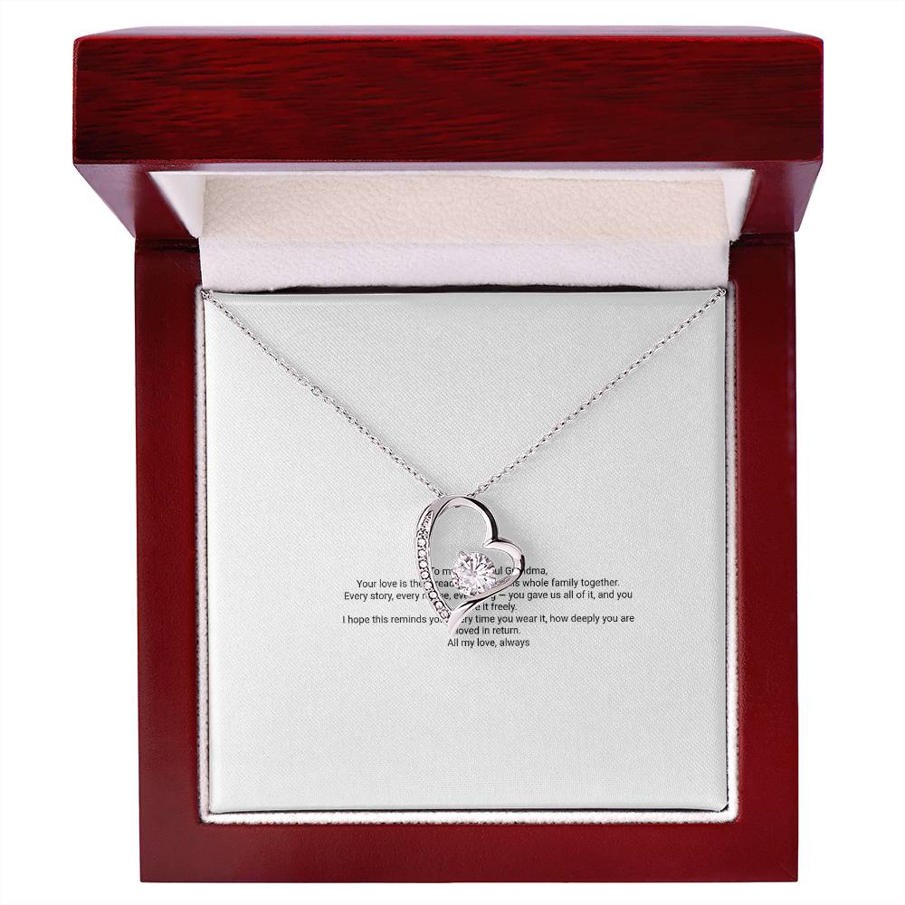 Forever Love Necklace — For My Grandma