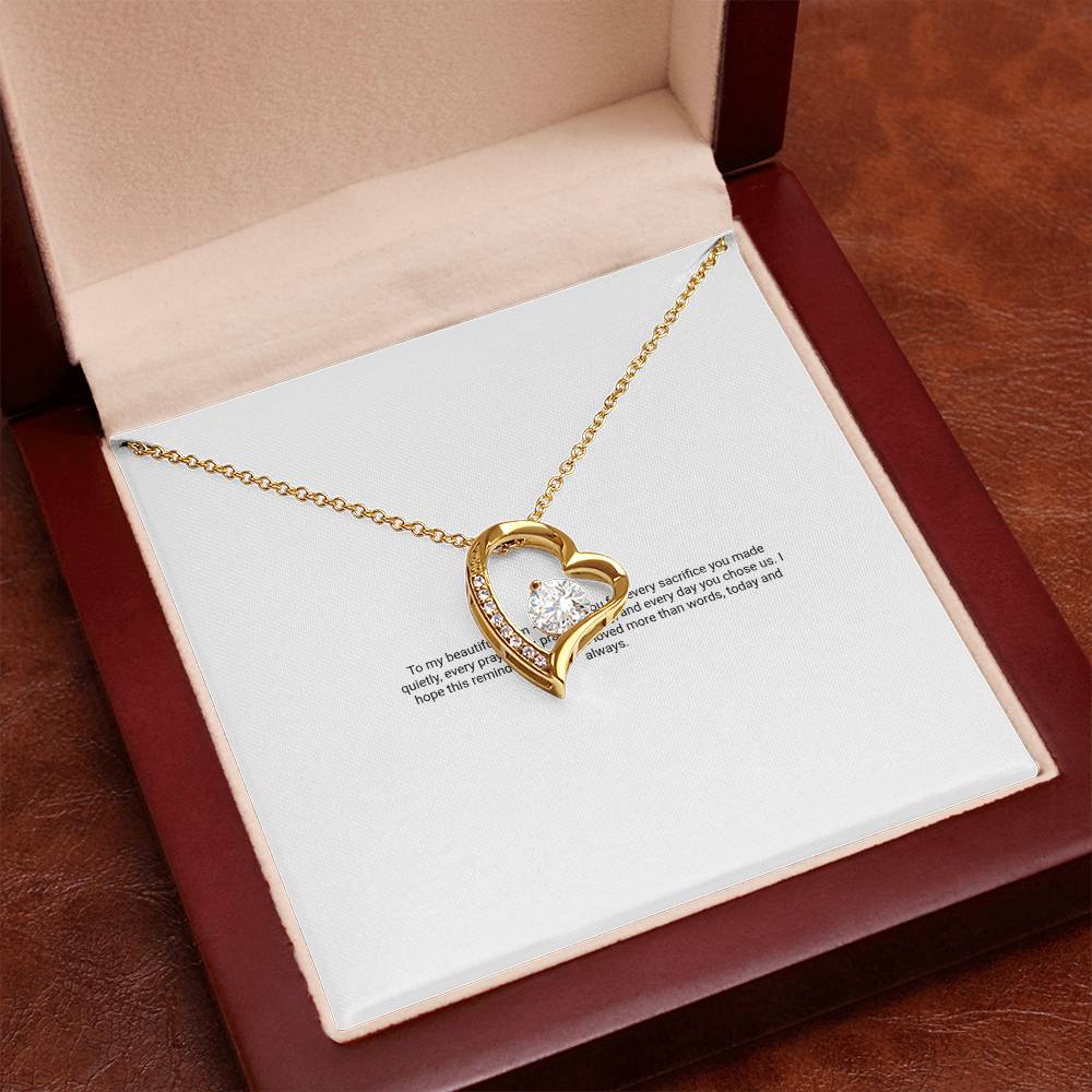 Forever Love Necklace — For My Mom