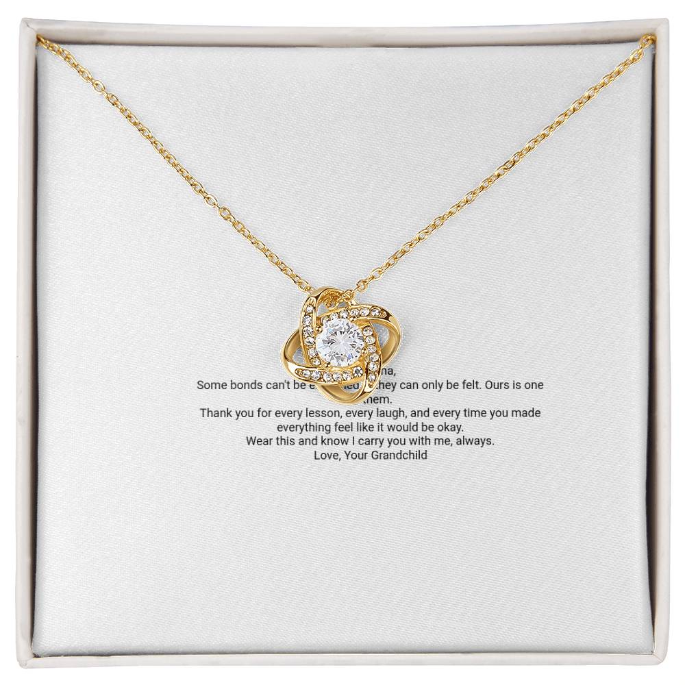 Love Knot Necklace — For My Grandma