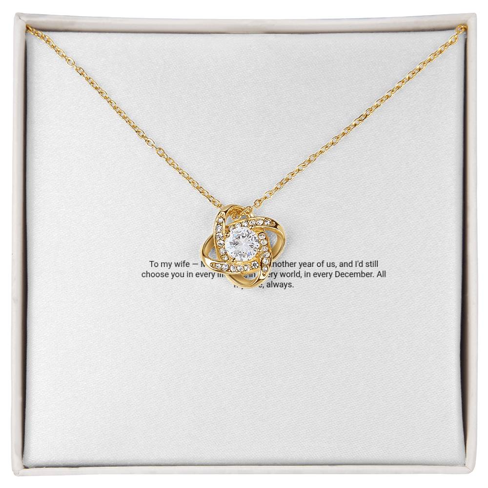 Love Knot Necklace — Christmas For My Wife