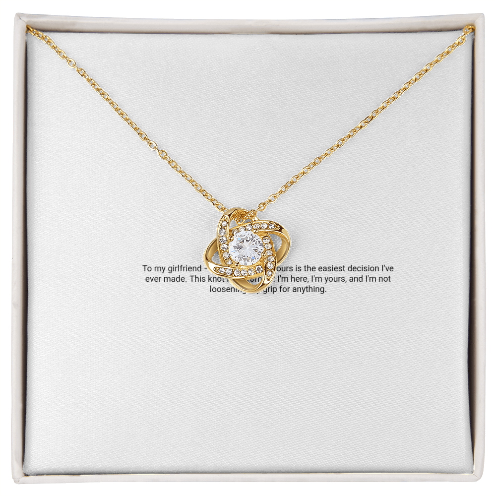 Love Knot Necklace — For My Girlfriend