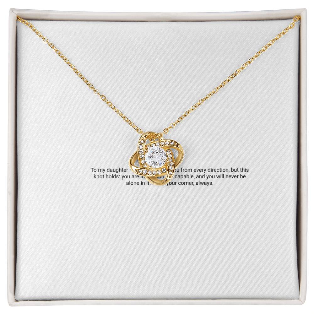 Love Knot Necklace — For My Daughter