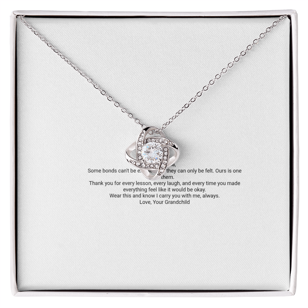 Love Knot Necklace — For My Grandma