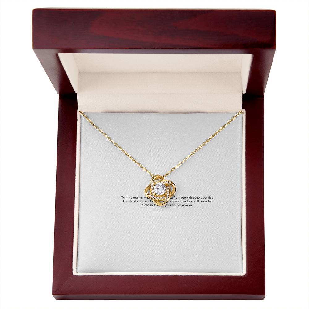 Love Knot Necklace — For My Daughter