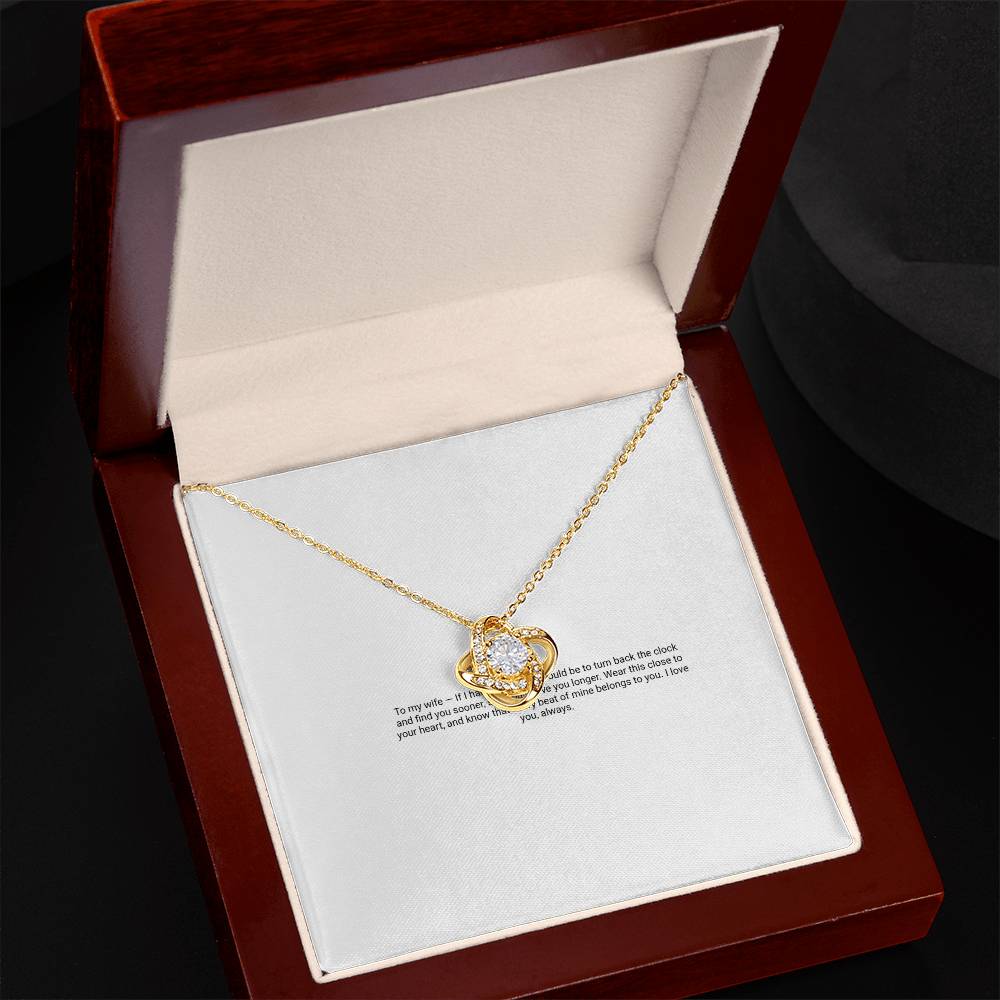Love Knot Necklace — For My Wife