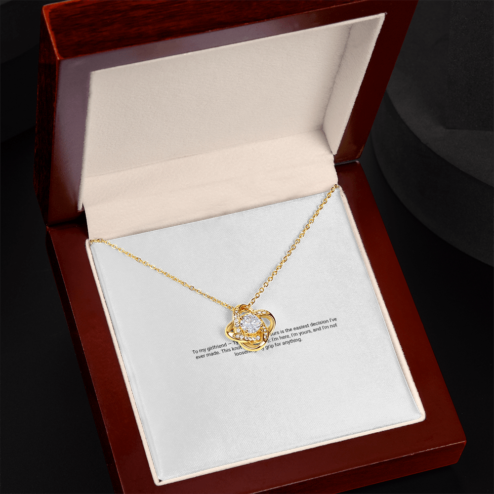 Love Knot Necklace — For My Girlfriend
