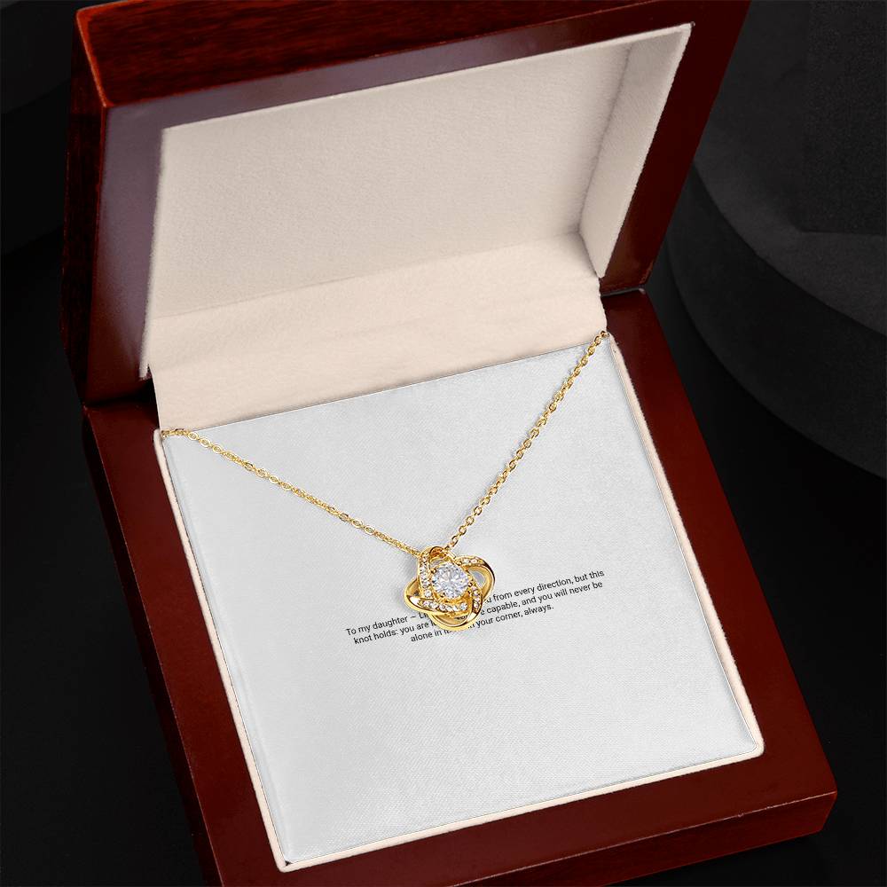 Love Knot Necklace — For My Daughter