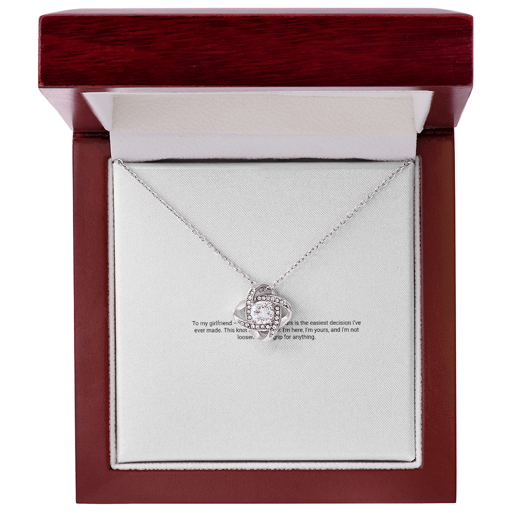 Love Knot Necklace — For My Girlfriend