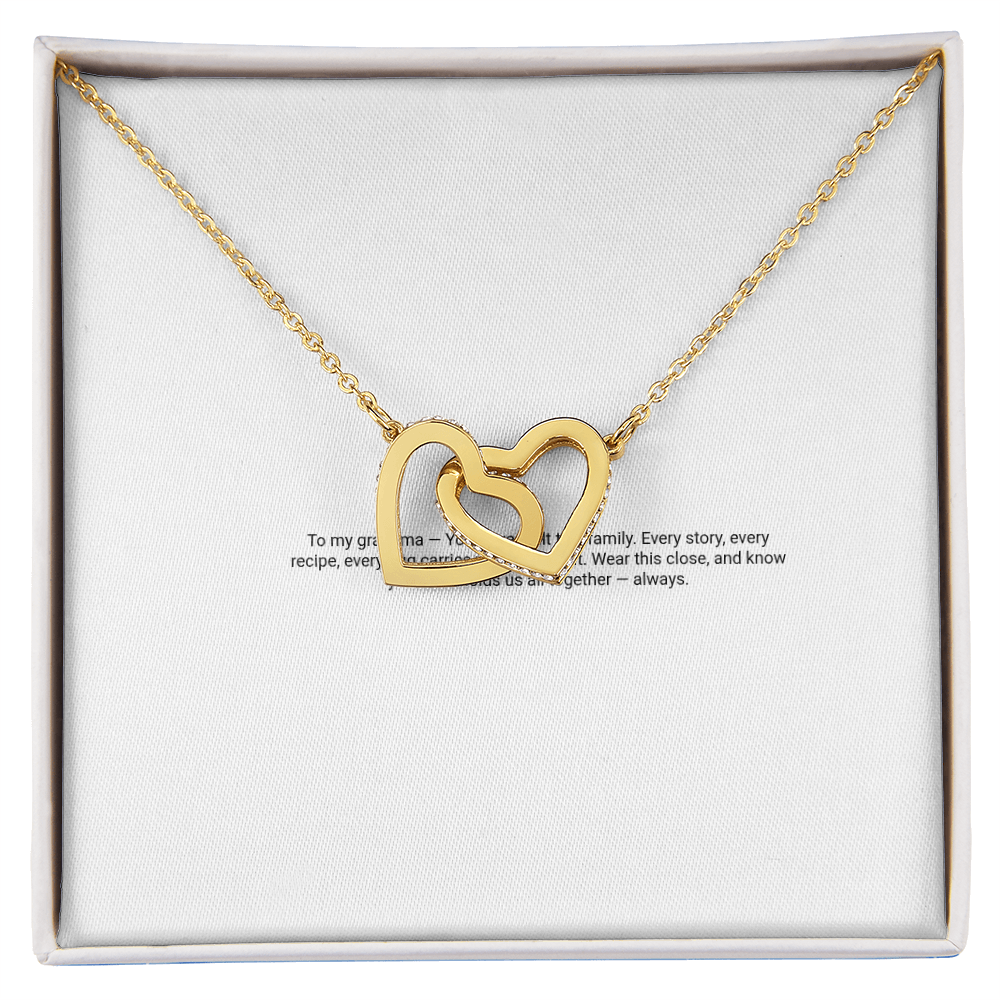 Interlocking Hearts Necklace — For My Grandma