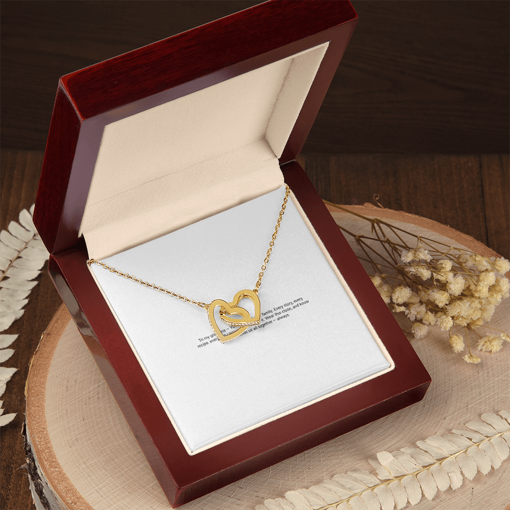 Interlocking Hearts Necklace — For My Grandma