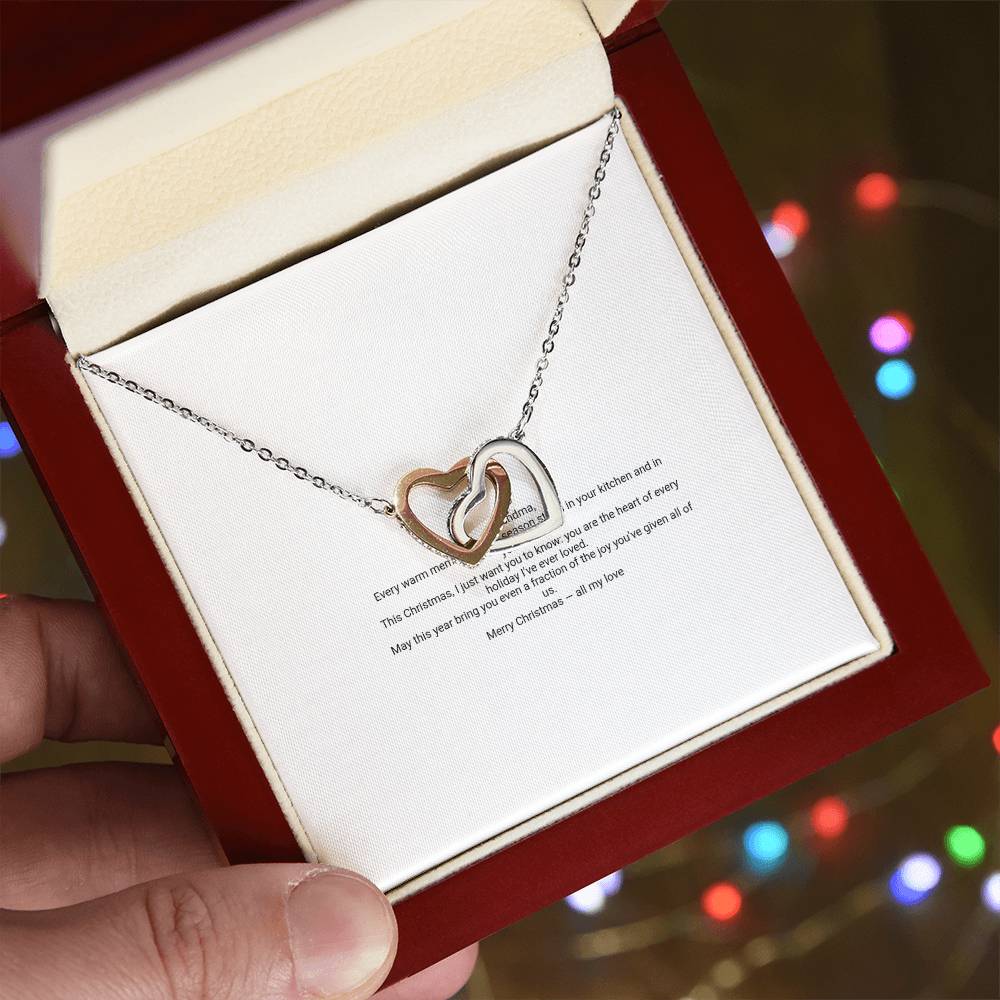 Interlocking Hearts Necklace — Christmas For My Grandma