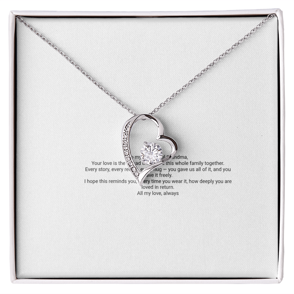 Forever Love Necklace — For My Grandma