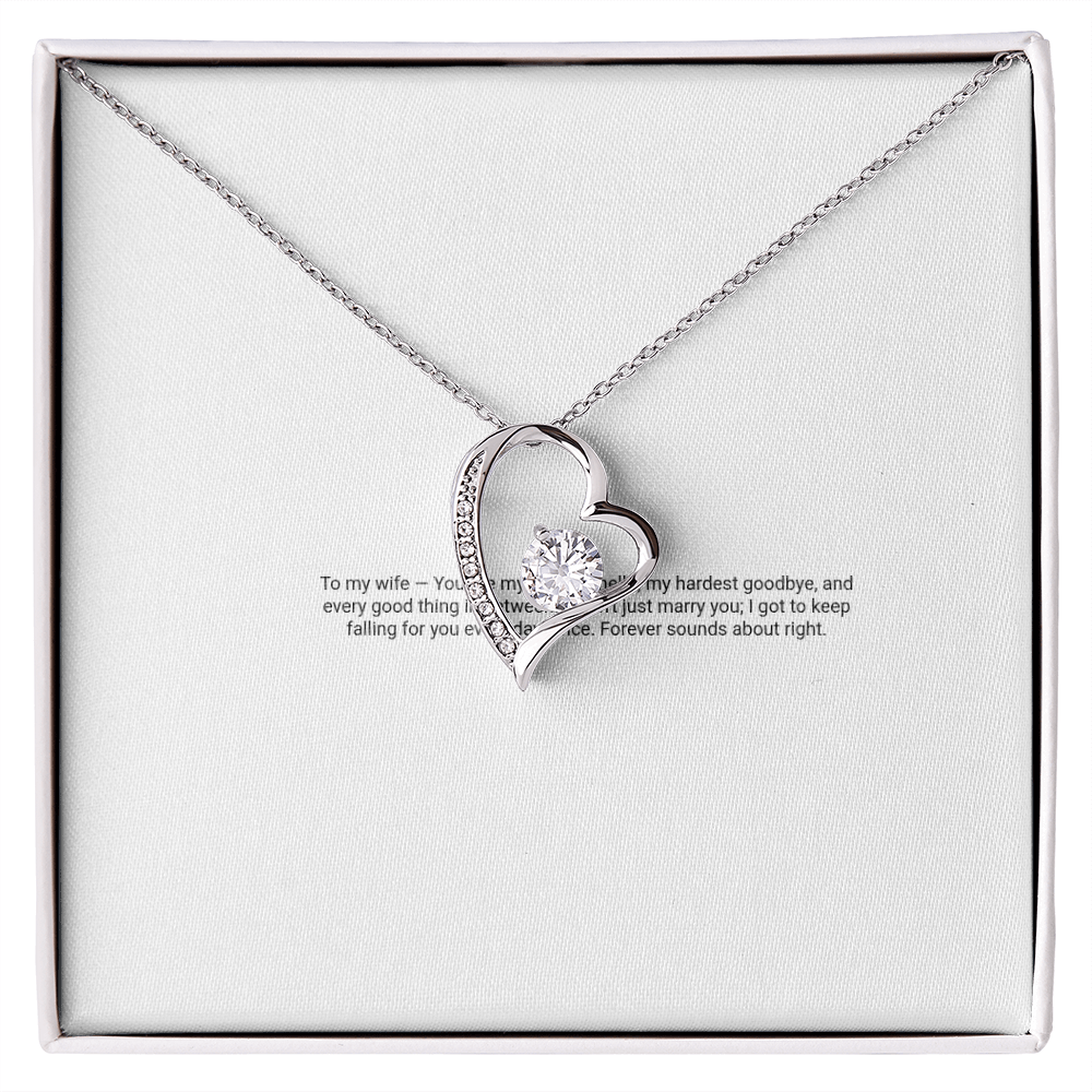 Forever Love Necklace — For My Wife