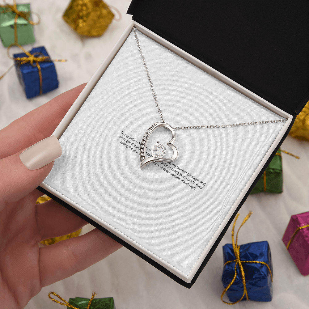 Forever Love Necklace — For My Wife