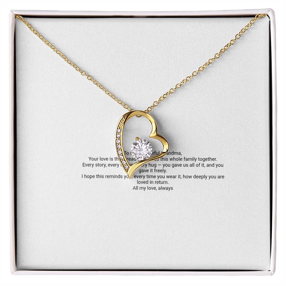 Forever Love Necklace — For My Grandma