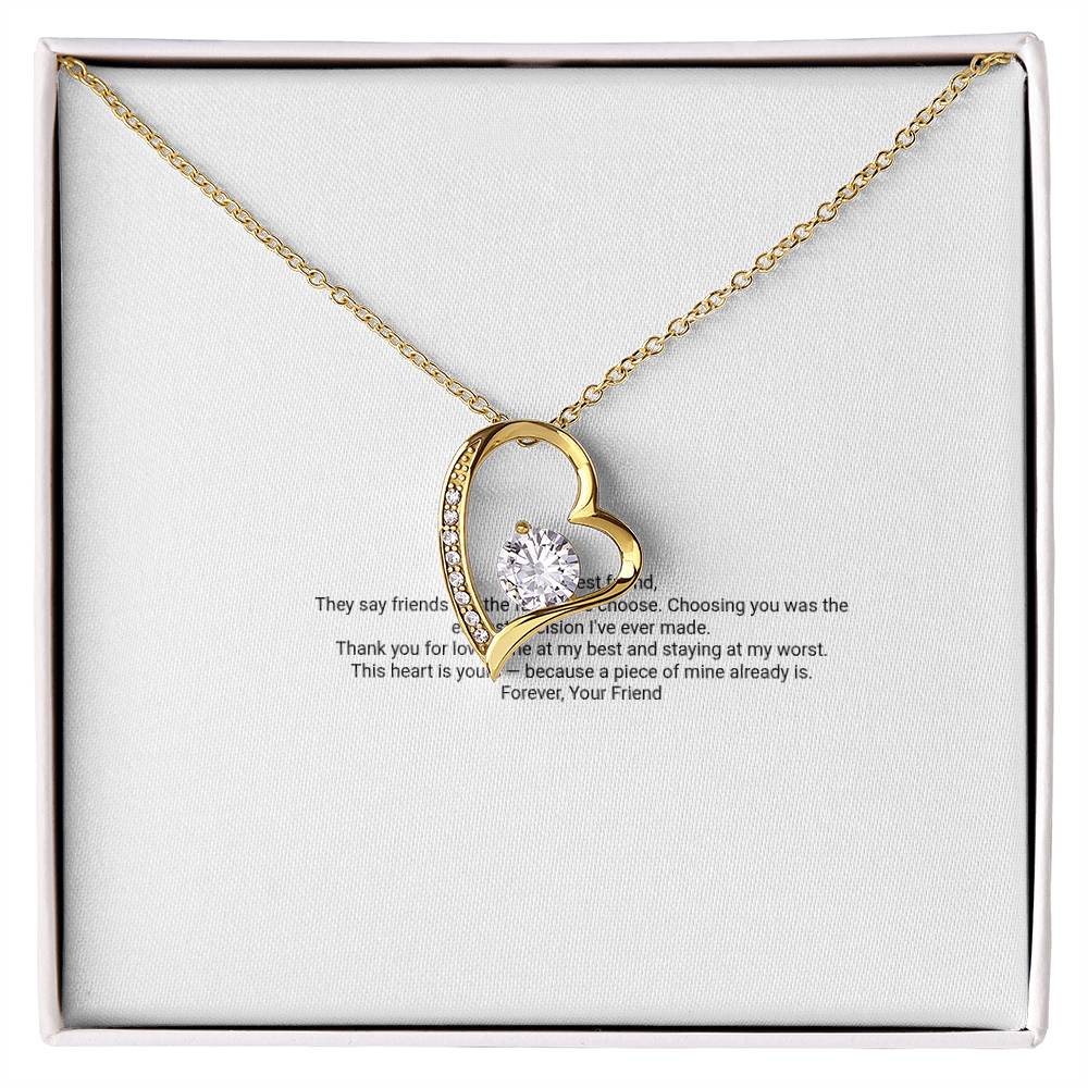 Forever Love Necklace — For My Best Friend