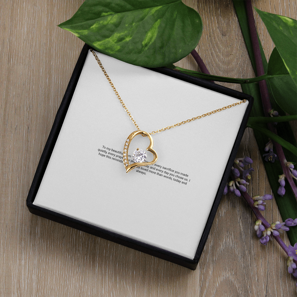 Forever Love Necklace — For My Mom