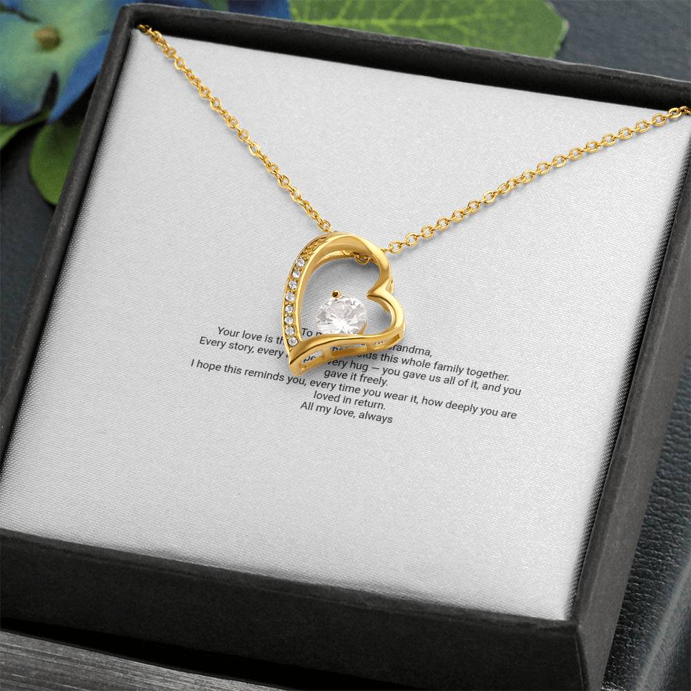 Forever Love Necklace — For My Grandma